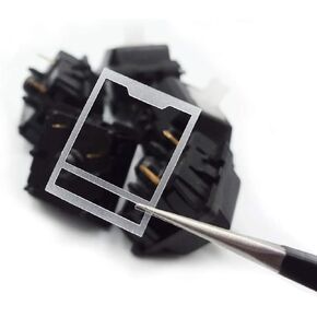 DUROCK Switches Film, 0.15mm HTV+PC Double Layer Soft Silicon DUORCK Switch Films for Switches MX Compatible JWICK JWK Switches Film (120pcs)
