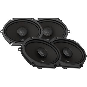 JBL - Two Pairs of STADIUM862F 6" x 8" Step-up Custom-Fit Car Audio Speaker Systems NO Grill
