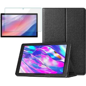 【2024 Model】 ONN 100146660 Screen Protector and Case Cover PU Leather Folio Cover Case and Screen Protector for ONN 11 inch Tablet Pro (Black)