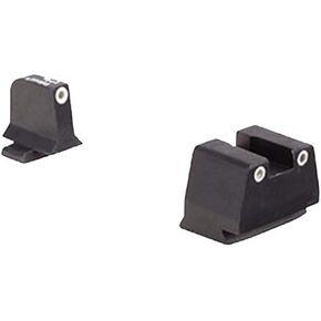 Trijicon FN203-C-600942 Bright & Tough Night Sight Suppressor Set, Fnh Models FNX-45 & Fnp-45, White Front/Rear with Green Lamps