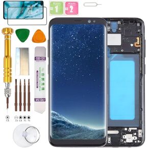(Incell) LCD Display Assembly for Samsung Galaxy S8 SM-G950U, SM-G950U1, SM-G950FD, SM-G950W, SM-G950A, SM-G950P, SM-G950T, SM-G950V, SM-G950F, SM-G950N, SC-02J, SCV36 Screen Replacement kit (Black) in Kuwait