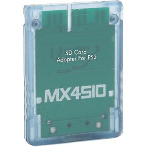 MX4SIO SIO2SD TF Reader Adapter for PS2, Not a Memory But a Adapter, Replacement Memory Reader Adapter for PS2(Blue)