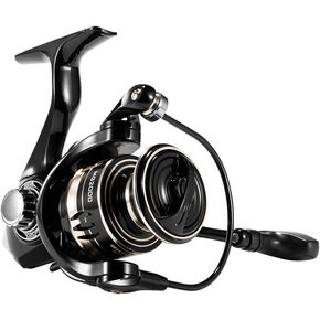 MG Spinning Reel for Saltwater 5.2:1 Gear Ratio Spinning Reel 2000/3000/4000/5000/6000/7000 Lightweight Carrete de Pesca Stainless Steel Ball Bearings Up to 17.6 Lbs Drag Nylon Aluminum