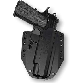 Holster for 1911 (4.25"-5") .45acp - OWB Holster for Concealed Carry/Custom fit to Your Gun - Outside The Waistband - Comfort and Concealment - EDC - Pistol Holster - Gun Holster