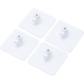 4-Pack Stand Mixer Attachment Holders, Storage Organizer for Wire Whip, Flat Beater and Dough Hooks, Vertical Hanging Mixer Attachments Accessories Holder Replacement for Kitchenaid