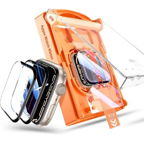 Tensea 2Pack for Apple Watch Screen Protector 44mm 40mm Accessories, Protective Soft Film with Installation Kit, for iWatch Series SE 6 5 4 SE2024 SE 2nd Generation