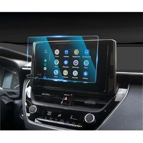 CDEFG for Toyota Corolla Screen Protector - 8" Tempered Glass for 2023 2024 2025 Corolla (LE, SE, FX, XSE), Cross Hybrid (L, LE, XLE, S, SE, Nightshade, XSE)
