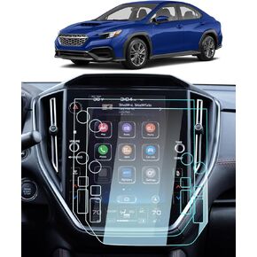 BIXUAN 2 Pack Tempered Glass Screen Protector for 2022-2025 Subaru WRX Accessories Navigation 7 Inch Touch Screen Protection Against Scratches and Fingerprints