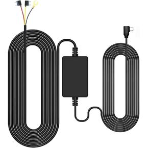Hardwire Kit for 24H Parking Monitor, Time-Lapse Recording,10.8ft, Type-C, Hard Wire Kit for Dash Cam D19