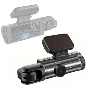 Shkalacar Dash Camera Front & Inside Dual Camera, 1080P DVR Dashcam Driving Recorder with 3.16 Inch IPS Screen 170° Wide Angle Support Clear Night-Vision Collision Locking and Loop Recording