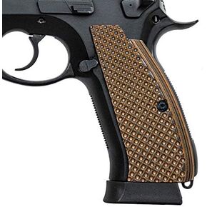 Guuun CZ75 G10 Grips Full Size CZ SP01 Grip Golf Ball Dimple Texture