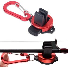 NIIIYTYB Fly Fishing Rod Holder Wearable Fishing Rod Clip for Hands Free Convenience Fly Fishing Pole Holder Clip Essential Fly Fishing Accessories for Anglers Lightweight and Durable Design