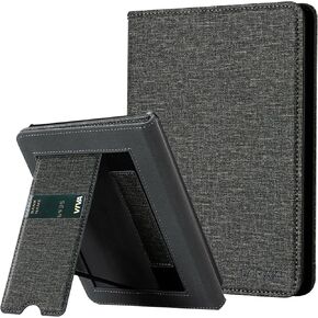 CoBak Case with Stand for Kindle Paperwhite -with Auto Sleep Wake, Card Slot, Hand Strap Feature - Fits Kindle Paperwhite 11th Generation 6.8" Signature Edition 2021 Released, Honeycomb Quilt