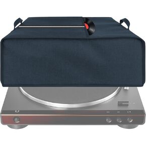 Turntable Dust Cover, Record Player Protective Case Compatible with Audio-Technica AT-LP60X and AT-LP60XBT Turntable Record Player Protector, Dust and Scratch Proof - Dark Blue