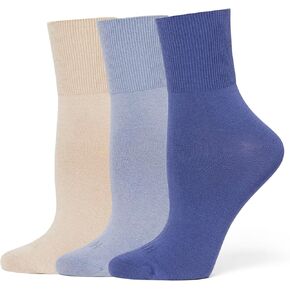 HUE Women's Bobby Sock Causal Crew 3 Pair Pack