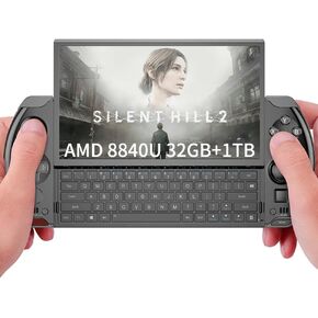 GPD Win 4 2024 [AMD Ryzen 7 8840U-32GB+1TB] 6 Inches Mini Handheld Win 11 PC Game Console Gameplayer 1920X1080 Touchscreen Laptop Tablet PC Black