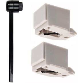 2pcs ATN3600L Record Player Needles Replacement with Stylus Cleaning Brush, Replacement Stylus Compatible with Audio-Technica AT-LP60X, AT-LP60XBT, AT-LP60XBT-USB, ATN91 ATN90 Vinyl Turntable Player