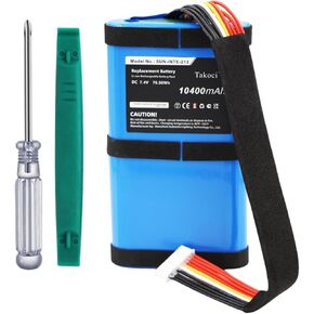 10400mAh Replacement Battery Compatible with Boombox 2 Fits P/N SUN-INTE-213 SUN-INTE-268 7.4V