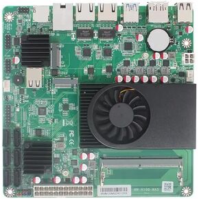 1 * 10G 2*i226-V 2.5G 3LAN Intel N305 NAS Motherboard 6-Bay 6*SATA3.0 2*M.2 NVMe 1*DDR5 Soft Router ITX Mainboard