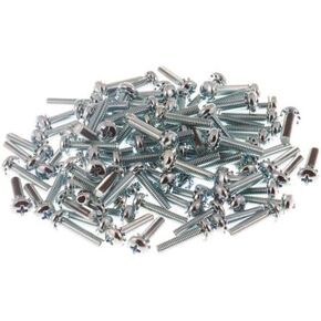 Rack Mount Cage Nut Screws, 12-24, Qty 100