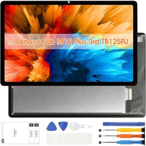 for Lenovo Tab M10 Plus 3rd Gen Screen Replacement - for Lenovo Tab M10 Plus 3rd TB125FU LCD Display Touch Screen for Lenovo Tab M10 Plus 3rd LCD Screen TB128FU 10.6 Digitizer Assembly Kit