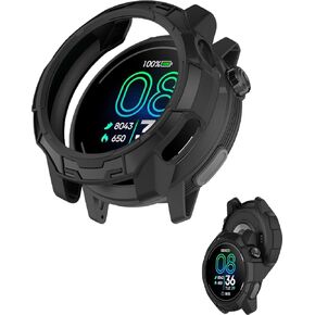 Case for COROS PACE Pro GPS Sport Watch, NOUKAJU Smartwatch Cover TPU Material,Easy to Install,Drop-Proof,Soft,Protective Cover for COROS PACE Pro(Black)