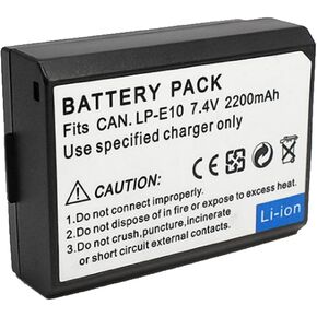 LP-E10 Battery,Compatible for Canon EOS 4000D 3000D 2000D 1500D 1300D 1200D 1100D Kiss X50 X70 X80 X90 EOS Rebel T7 T6 T5 T3 T100 DSLR Digital Camera