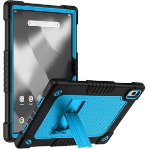 لـ Walmart Onn 11 بوصة Tablet Pro 2024 Case/Onn 11 Int Tablet Pro (100146660) علبة سيليكون ناعمة ودية مع حزام الكتف من أجل Walmart Onn 11 "Tablet Pro 2024 (BlackBlue)