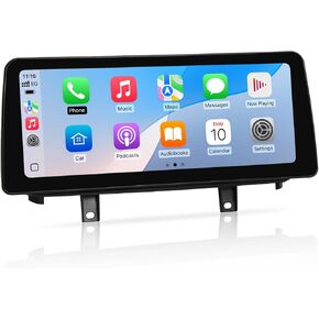 12.3 inch Touch Screen for BMW X5 X6 CIC E70 E71 (2011-2013) Wireless CarPlay Android Auto Upgrade Factory Car Radio Retain Original Amplifier Stereo Sound System