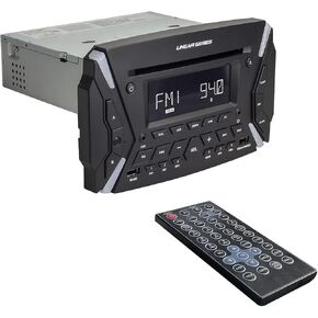 Magnadyne RV6100 AM|FM | DVD| CD | USB | AUX | App Ready Bluetooth Wallmount Stereo w/App Control | Single Din Multimedia Receiver | RV & Camper Radio Replacement Stereo