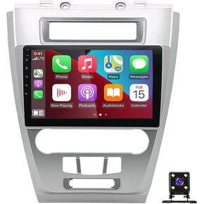 Double Din Car Stereo Android 13 for Ford Fusion 2010 2011 2012 10 Inch 2.5D 1080P HD Apple CarPlay GPS Navi Carplay Radio Backup Camera 2+32G Car Radio Stereo