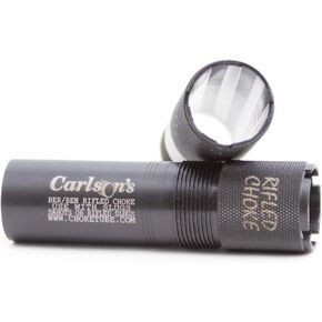 Carlsons Choke Tubes 12 Gauge Compatible for Beretta Benelli Mobil [ Rifled | 0.730 Diameter ] Blued Steel | Rifled Choke Tube | Made in USA