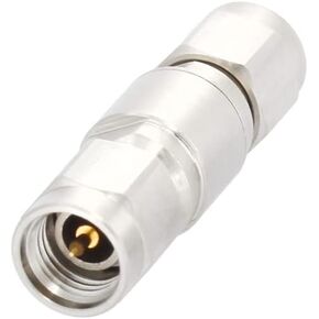 Precision 3.5 mm Male to 3.5 mm Male Microwave Adapter, DC to 34 GHz, 50 Ohm, Stainless Steel Body