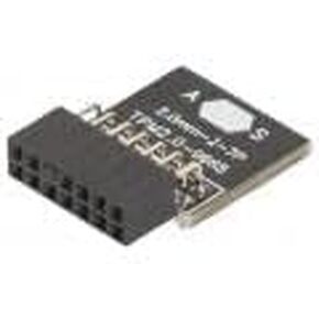 Zopsc TPM 2.0 Module, TPM2.0 TPM Chip 14 Pin 2 * 7P Security Module for for Win11 Module.