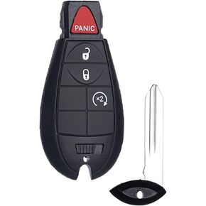 Keyless Entry Remote Start Control Key Fob Replacement Fits for Dodge Ram 1500 2013-2021 Dodge Ram 2500 3500 4500 5500 HD 2013 2014 2015 2016 2017 2018 GQ4-53T 56046955AG 56046955AA 56046955AB