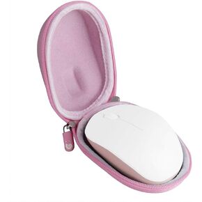 Hermitshell Hard Travel Case for seenda Wireless Mouse 2.4G Noiseless Mouse (Pink)