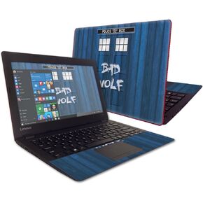 MightySkins Skin Compatible with Lenovo IdeaPad 100s 11.6" - Time Lord Box | Protective, Durable, and Unique Vinyl Decal wrap Cover | Easy to Apply, Remove, and Change Styles | Made in The USA
