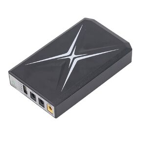 10400 مللي أمبير في الساعة Mini UPS Backup ، مصدر طاقة غير متقطع مع مدخلتين ، يدعم مدخلات 9V 12V DC ، وحماية ذكية متعددة لكاميرا الأمان ، وموجه ، و