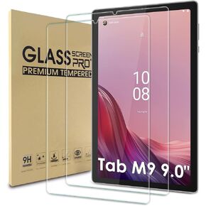WD&CD 2 Pack Screen Protector Compatible with Lenovo Tab M9 9" TB-310FU, Case Friendly Tempered Glass for Lenovo Tab M9 9inch【Anti Scratch 】【Anti Bubble】【High Definition】