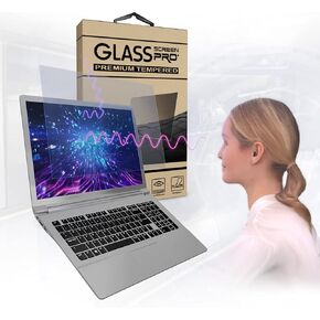 EZ-Pro Screen Protector Blue Light Tempered Glass Screen Protector for 13.3 Inches Laptop, 9H Hardness and Crystal Clear, Compatible with Any 13.3 inch Touch Screen Laptop