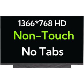 14" HD LCD Screen Replacement for HP 14-DQ0002DX 14-DQ0051DX 14-DQ0052DX 14-DQ0054DX 14-DQ0055DX L61948-001 NT140WHM-N34 N140BGA-EB4 REV C5 NT140WHM-N51 V8.0 LED Display (Not for FHD/Touch Version)
