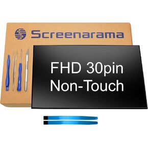 Screenarama استبدال الشاشة الجديدة لـ HP L73065-JD1 CMN1512 (FHD 30PIN IPS IPS) LCD LED مع أدوات وشريط in Kuwait