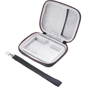 T9 Case for Samsung T9 External SSD Hard Shockproof Storage Travel Bag Portable Hard Drive Organizer Case Solid State Drives Carrying Case, Black