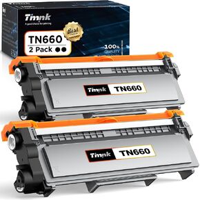 TN660 Compatible Toner Cartridge Replacement for TN660 TN-660 TN 660 TN630, Compatible with HL-L2300D HL-L2380DW HL-L2320D DCP-L2540DW MFC-L2700DW MFC-L2685DW Printer (2 Black Toner)