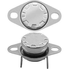 2 Pcs Microwave Thermostat Fit for GE, Thermal Fuse Replace KSD201 70 Degree, for Microwave Ovens Water Heaters and Other Normal Closed Temperature Control Switch