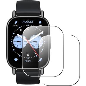 2 Pack Tempered Glass for Xiaomi Redmi Watch 5 Lite Screen Protector,9H Hardness,Ultra Resistant,Anti-Fingerprints,No Bubbles,HD-Clear,Full Coverage Watch Film for Redmi Watch 5 Lite