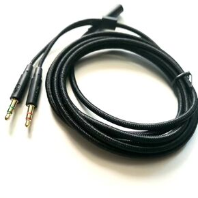LZYDD Headset Y Splitter Audio Cable Separate Microphone Splitter PC Headphone Adapter Cord Compatible with Cloud II/Cloud Alpha/Cloud Flight/Cloud Silver/Cloud Flight/HyperX CloudX Series Headphone