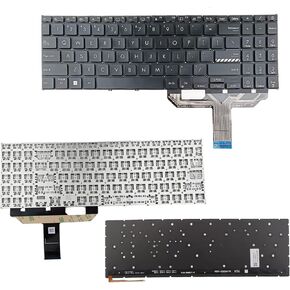 Replacement Keyboard Compatible with Asus Vivobook X1602 P1605, VivoBook 15 A1502 D1502 F1502ZA F1502VA F1504 M1502 X1502ZA X1504, Vivobook 15 OLED X1505 M1505, with Backlit