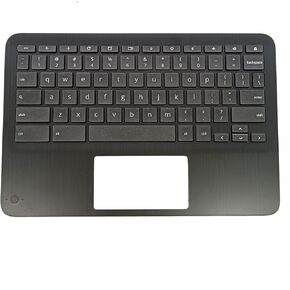 استبدال HP Chromebook X360 11MK G3 EE LAPTOP العلوي العلوي CASE CASE PALMREST مجموعة المفاتيح الجزء M49312-001 أسود
