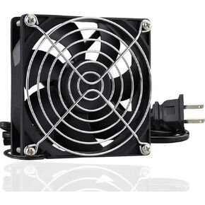 GDSTIME AXIAL 9225, New Muffin Fan, 110V 115V 120V 220V 240V AC 90mm 92mm Fan, for DIY Cooling Ventilation Exhaust Projects